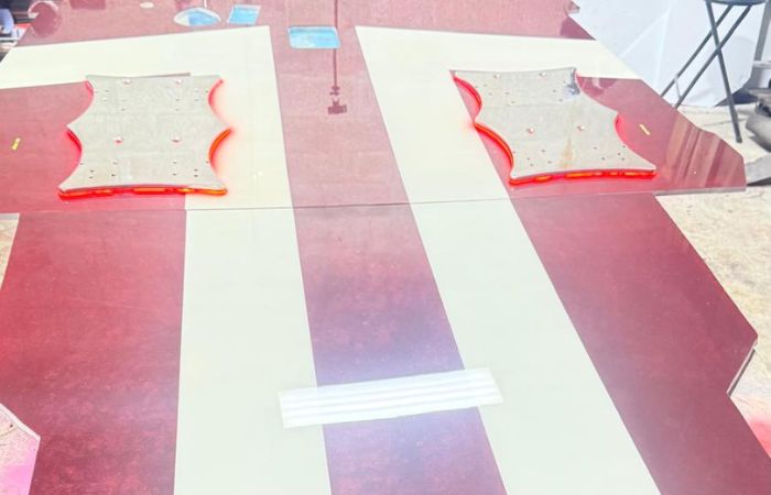 Bases de asientos con iluminación
